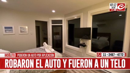 Insólito: robaron un auto... ¡para ir a un hotel alojamiento!