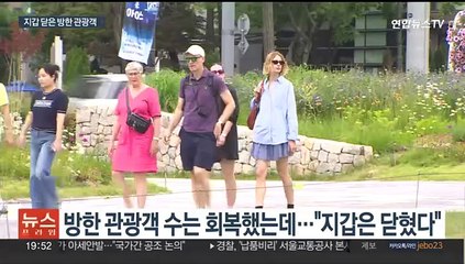 방한 외국인 관광객 지갑 안 연다…면세업계 고전