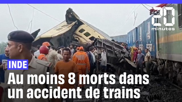 Inde : Huit morts dans une collision entre un train de passagers et un convoi de marchandises
