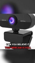 Full HD 1080p Webcam with Microphone, Adjustable Viewing Angle Web Cam, and Wide Compatibility for Windows, Mac OS, Linux, and Major Live Broadcast Platforms