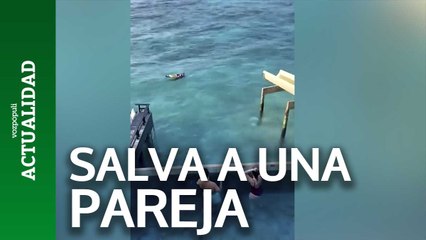 El exfutbolista del Madrid Arribas salva a una pareja a la que arrastraba la corriente en Maldivas