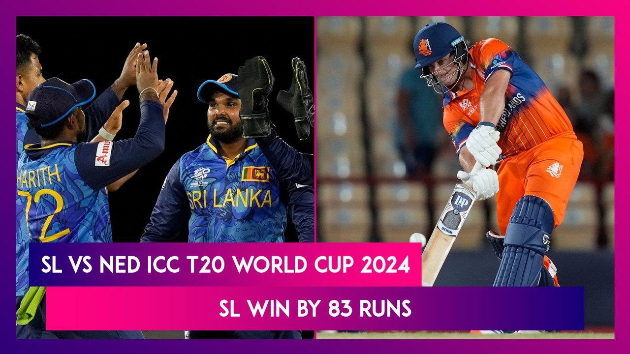 SL vs NED ICC T20 World Cup 2024 Stat Highlights: Sri Lanka Defeat Netherlands By 83 Runs