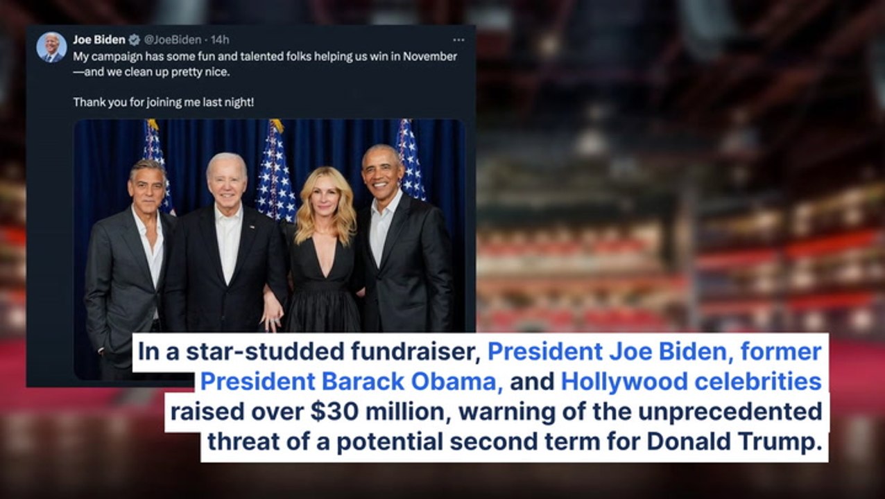 Biden, Obama And Hollywood A-Listers Raise Over $30M In Fundraiser, Warn Of Second Trump Term: 'He's Literally Saying If He Doesn't Win There'll Be A Bloodbath'