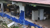 Escuela en Burunga con serios problemas en su estructura