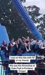 Giostra si ferma, panico tra i ragazzi bloccati a testa in giù a 30 m di altezza