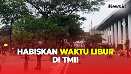 Ribuan Pengunjung Serbu TMII Habiskan Waktu pada Libur Iduladha