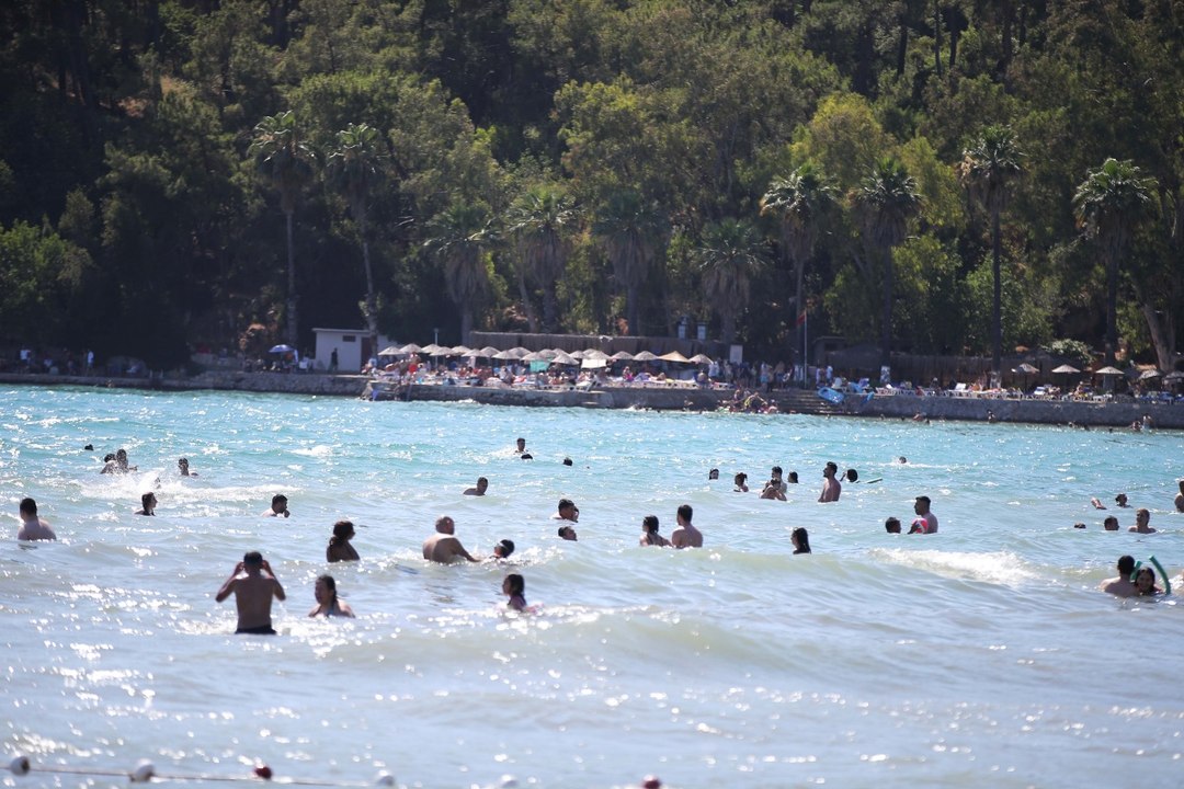 Muğla sahilleri doldu taştı