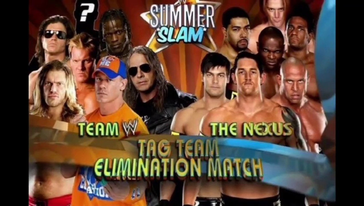 WWE SummerSlam 2010 - Team WWE vs The Nexus (7-on-7 Tag Team Elimination Match)