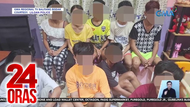 Grupo ng mga kabataan sa Cebu kabilang ang 3 menor de edad, nagrambulan | 24 Oras