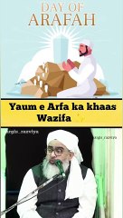 Yaum e Arfa ka khas wazifa