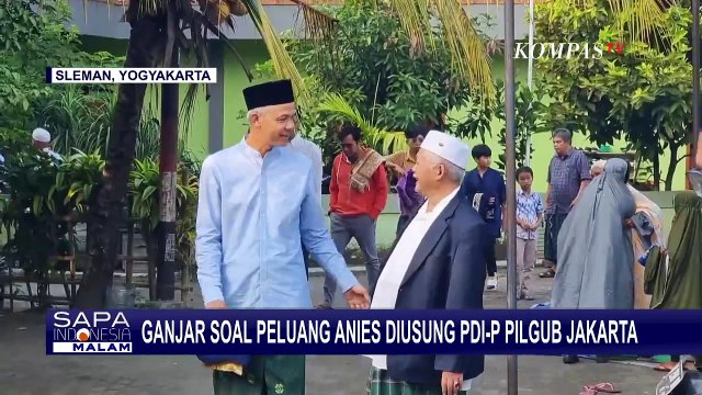 Ganjar soal Peluang Anies Diusung PDIP Pilgub Jakarta: Sedang Dinegosiasikan
