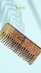 Neem Wood Comb for Hair Issues | Panash Wellness