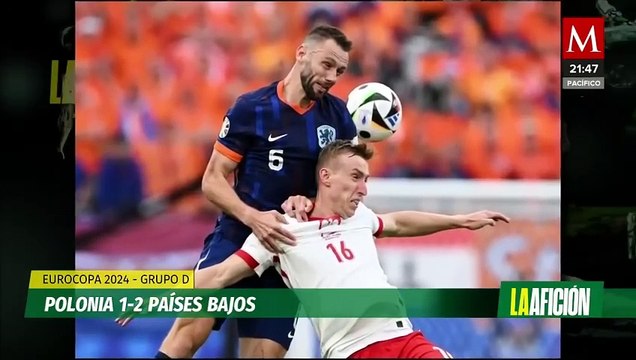 Países Bajos evita sorpresa con remontada ante Polonia en la Eurocopa 2024