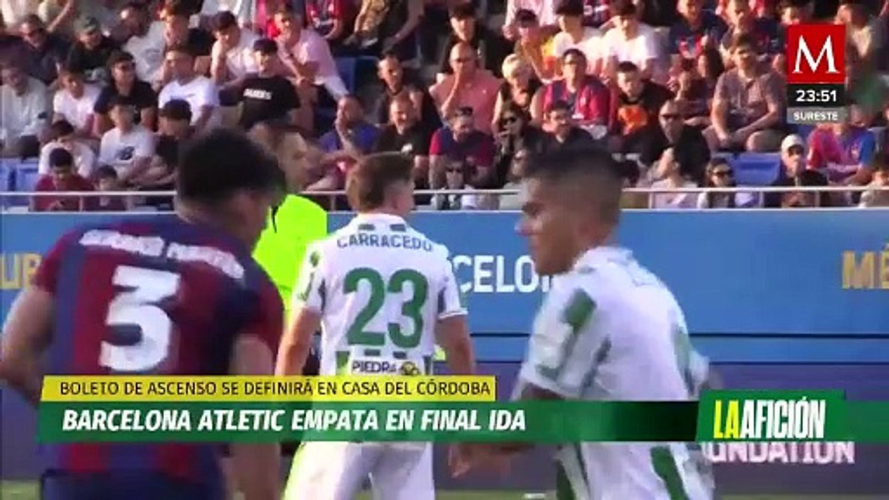 Barça Atlètic empata sobre la hora contra Córdoba en la final del playoff de ascenso