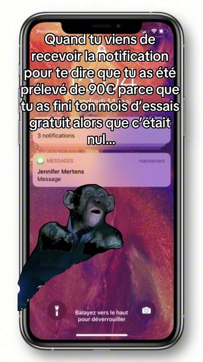 Quand tu viens de recevoir la notification