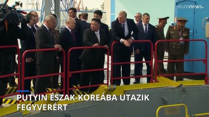 Vlagyimir Putyin Észak-Korában kilincsel még több fegyverért