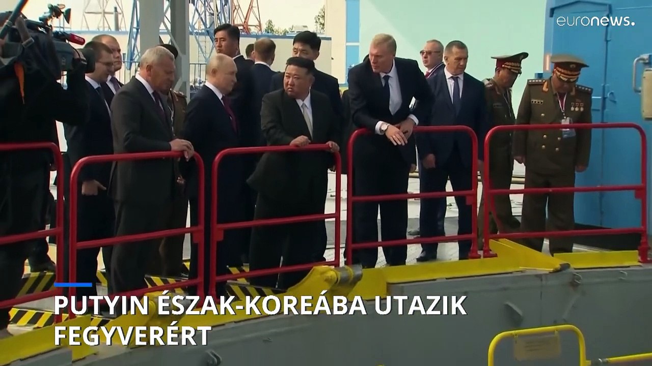 Vlagyimir Putyin Észak-Korában kilincsel még több fegyverért