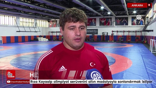 Rıza Kayaalp olimpiyat serüvenini altın madalyayla sonlandırmak istiyor