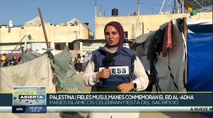 ¡Entre ruinas! musulmanes conmemoran Eid Al-Adha