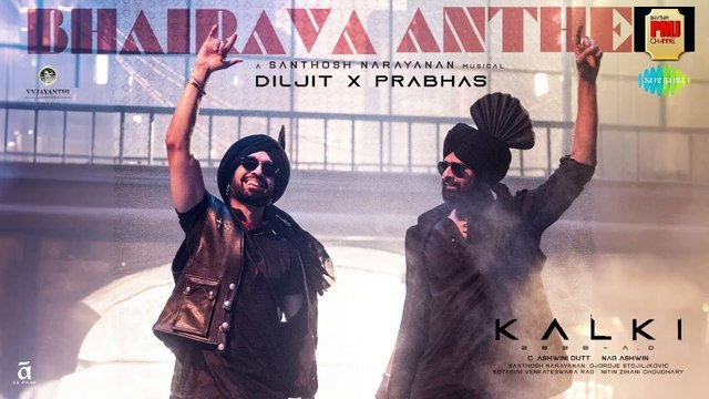 Bhairava Anthem | Kalki 2898 AD | Diljit Dosanjh | Prabhas | Santhosh Narayanan | Kumaar