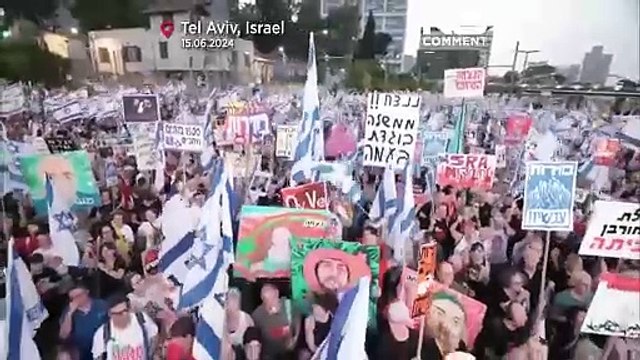 مظاهرات حاشدة في تل أبيب ضد حكومة نتنياهو