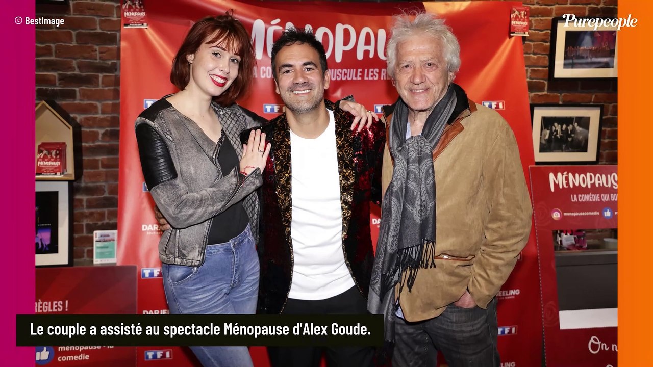 Jean-Luc Moreau et sa jeune compagne de 45 ans sa cadette aux anges pour Alex Goude et sa "Ménopause"