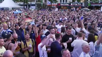 Scotland fans watch team draw to Switzerland at Euros