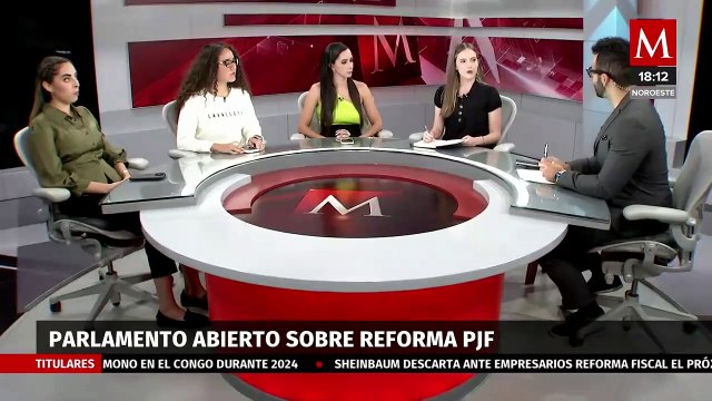 Senado acuerda foros por la Reforma al Poder Judicial. Pedro Gamboa, 19 de junio 2024