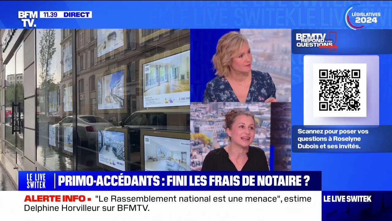 Supprimer les frais de notaire pour les primo-accédants, est-ce efficace pour relancer le marché immobilier? BFMTV répond à vos questions