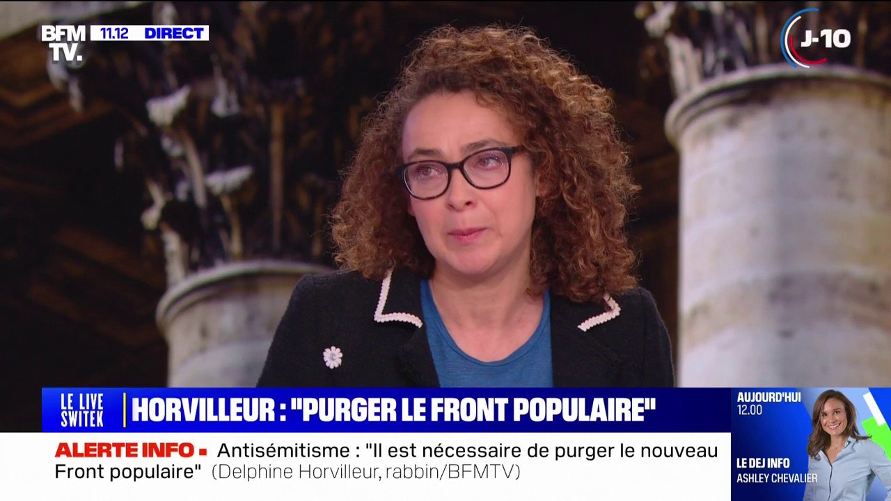 "Le Rassemblement national est une menace", affirme Delphine Horvilleur (rabbin et philosophe)