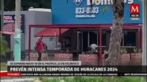 Prevén intensa temporada de huracanes 2024; se esperan hasta 18 en el Pacífico y 23 en el Atlántico