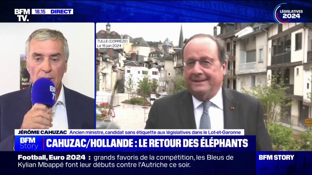 J'ai payé ma dette , affirme Jérôme Cahuzac, ancien ministre et candidat sans étiquette aux législatives dans le Lot-et-Garonne