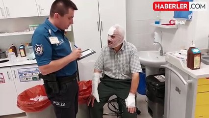 Tenceredeki kızgın yağa su döken adamın vücudu yandı