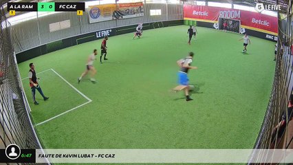 Faute de Kévin Lubat - FC CAZ
