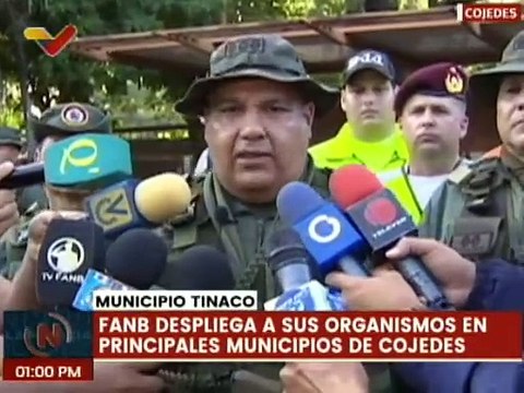 Cojedes | Más de 900 funcionarios de la FANB desplegados en las principales ciudades de la entidad