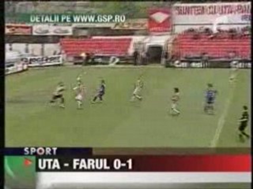 UTA 0 - 1 Farul (Et. 28, 10 Aprilie 2008) Rezumat meci