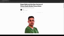 Roger Balta lanza Plexus News de Plexus Radio Media