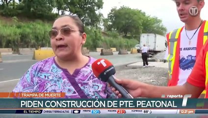 Trampa de muerte para peatones en Loma Brígida