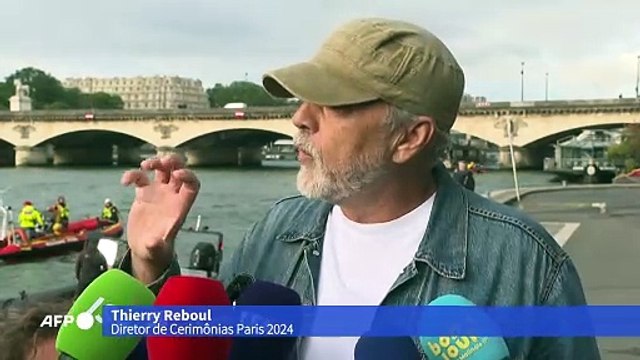 Novos ensaios para abertura dos Jogos Olímpicos no rio Sena