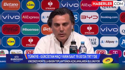 Montella açıkladı! Yıldız futbolcu, Gürcistan maçında oynamayacak