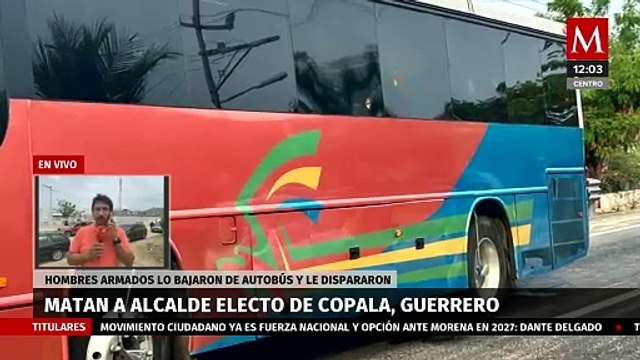 Autoridades confirman una persona herida en el atentado al alcalde electo de Copala, Guerrero
