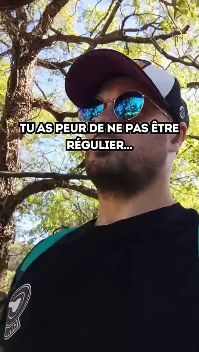 Tu as peur de ne pas être régulier dans tes publications ?