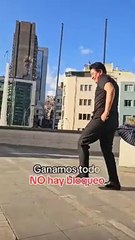 Montaño celebró con un baile en TikTok que el transporte no haya iniciado bloqueos este lunes