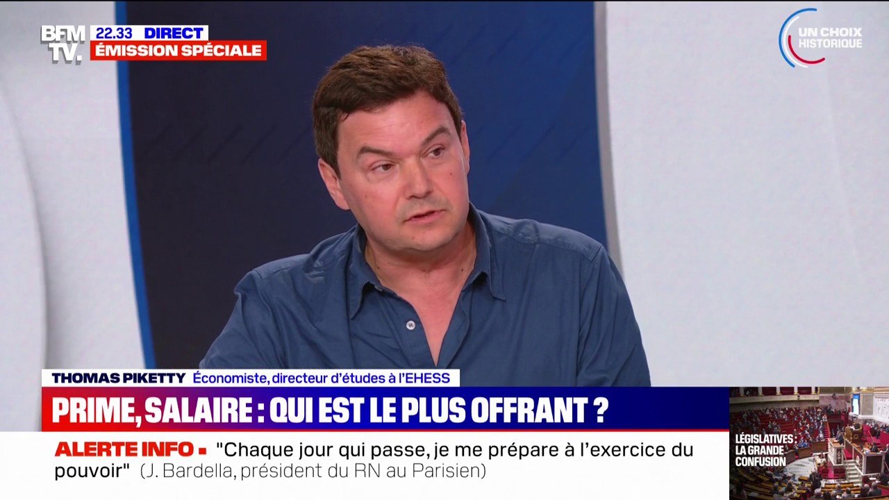 "Il faudrait, pour contribuer au financement de la protection sociale (...), mettre à contribution les plus grandes fortunes", estime l'économiste Thomas Piketty