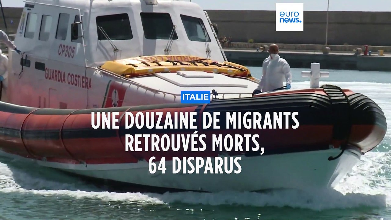Naufrage d'un bateau de migrants : 64 personnes portées disparues au large de l'Italie