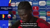 'Football is a cruel game' - Onana on disallowed Belgium goals