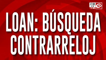 Búsqueda de Loan: encontraron nuevas cinco huellas de pie descalzo