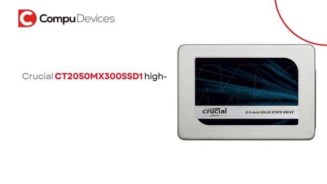 Crucial MX300 2TB SATA Internal SSD