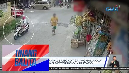 Dalawang lalaking sangkot sa pagnanakaw at pagbebenta ng motorsiklo, arestado | Unang Balita