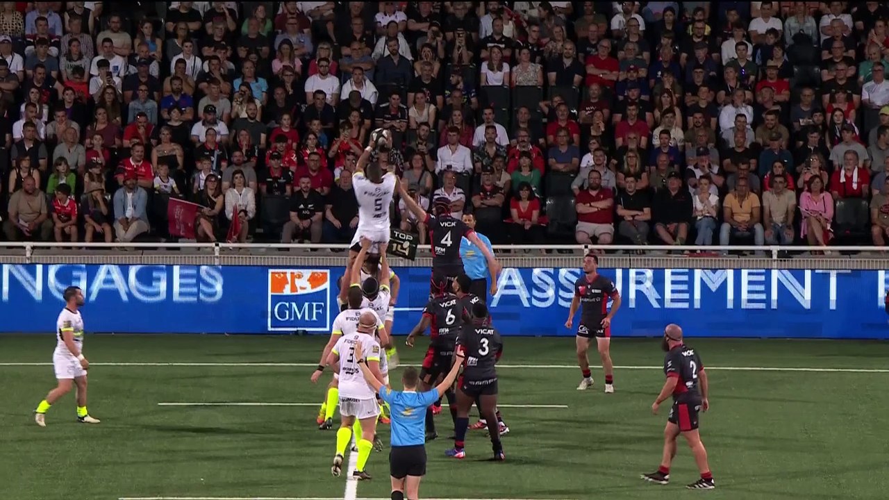 TOP 14 - Essai de Alfred PARISIEN (LOU) - LOU Rugby - Stade Toulousain
